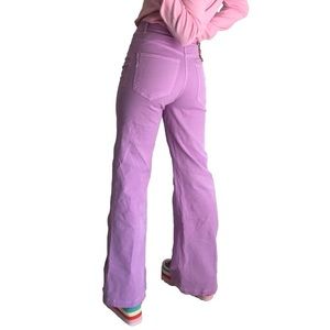 NEW ORCHID HAND-DYED SUPER HIGH WAISTED PANTS
